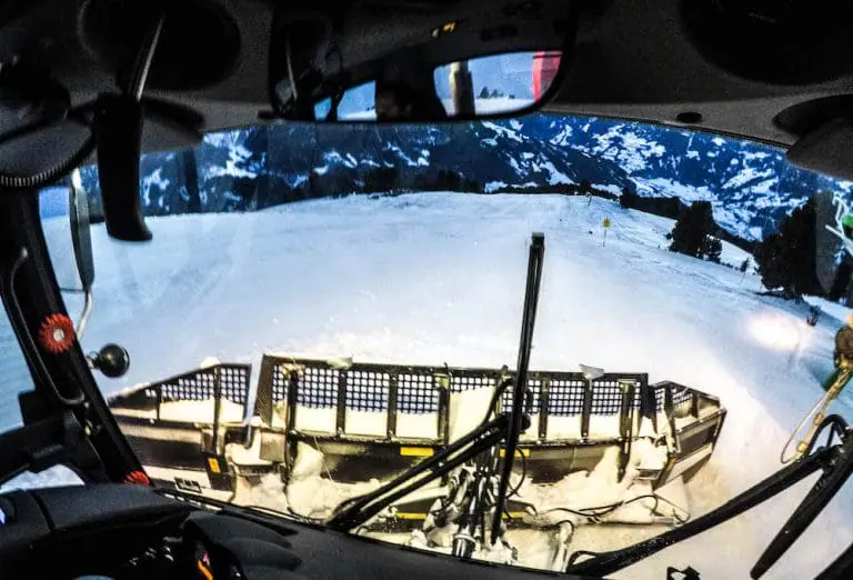 Pistenbully op piste