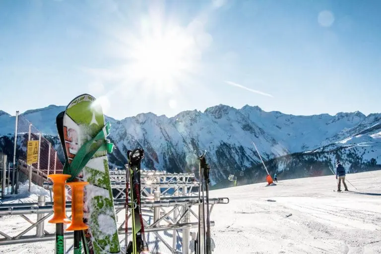 Ski's in skirek in Gerlos wintersport december