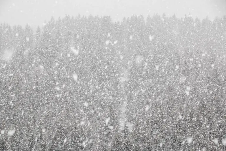 Het sneeuwt in de Alpen