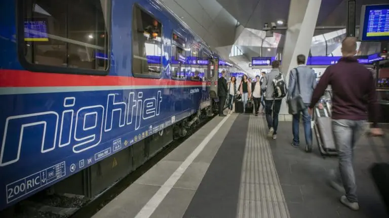 nightjet wintersporttrein