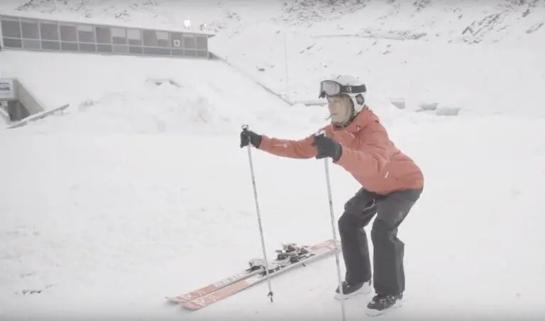 Wintersport warming-up op de piste