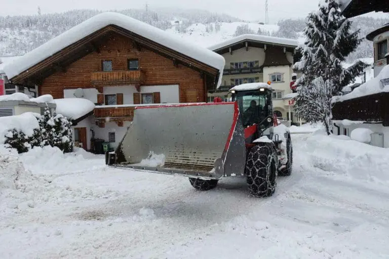 Sneeuw sneeuwschuiver