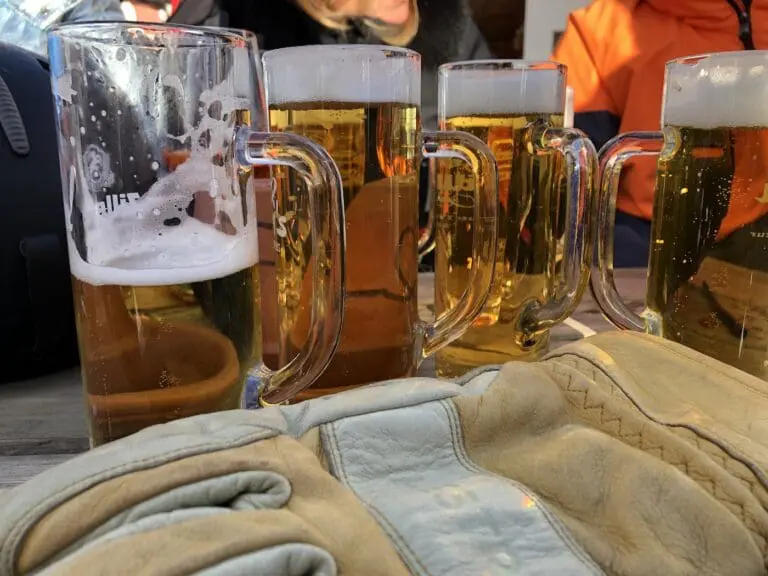 Bier in de après-ski