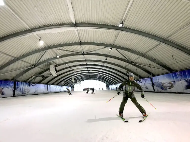 Skiën in skihal Snowworld snowworld pistes