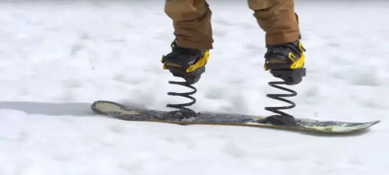 Spring Boarding: snowboarden met grote veren