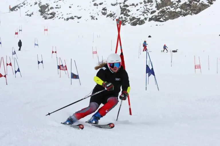 Skiën met een race ski