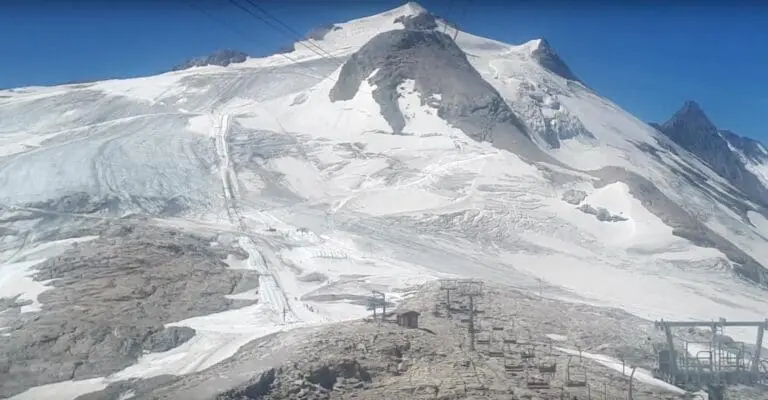 Gletsjer Grande Motte in Tignes