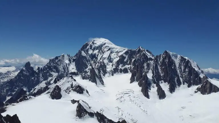 Mont Blanc met sneeuw