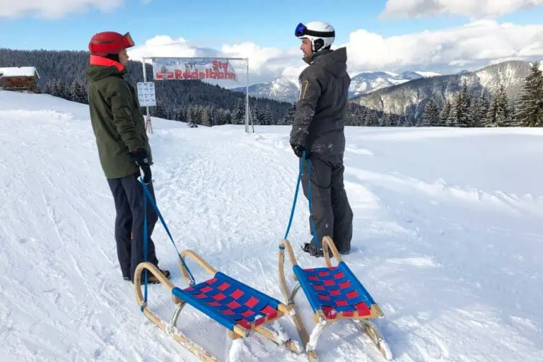 Rodelen wintersport Ski Juwel