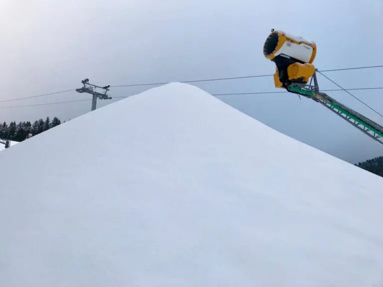 Sneeuwkanonnen in Winterberg