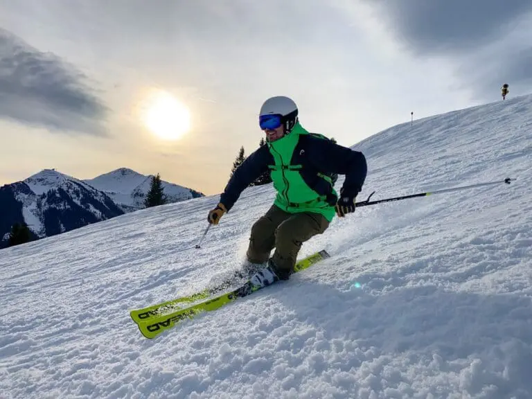 Skiën op de piste