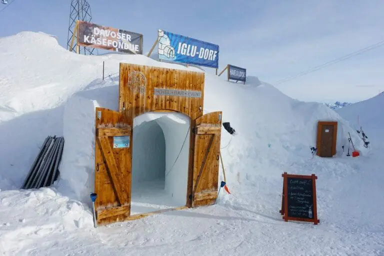 Iglu-Dorf Davos - overnachten in een iglo