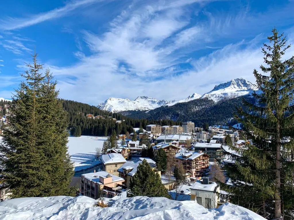 Dorp Arosa accommodaties wintersport januari