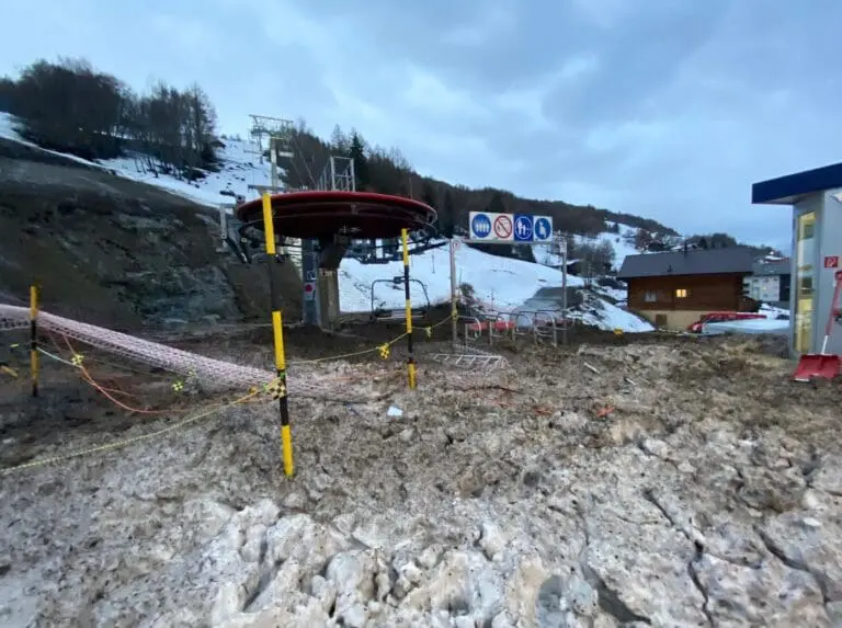 Modderlawine in Eischoll Zwitserland