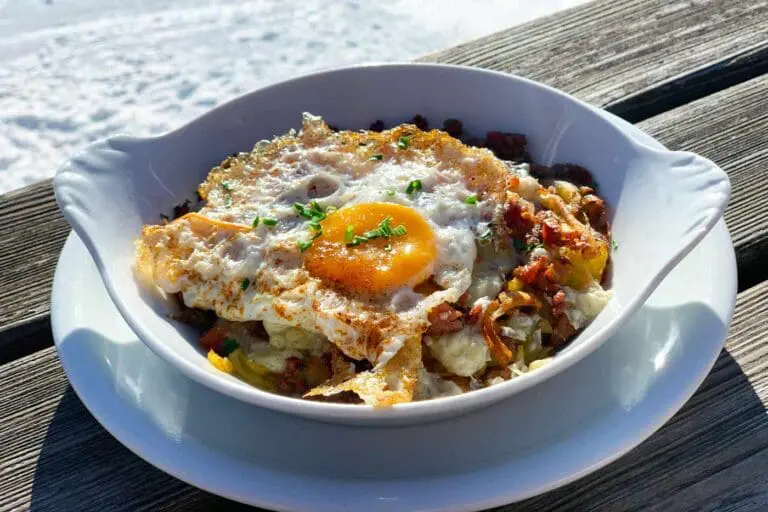 Zwitserse Rösti met spiegelei