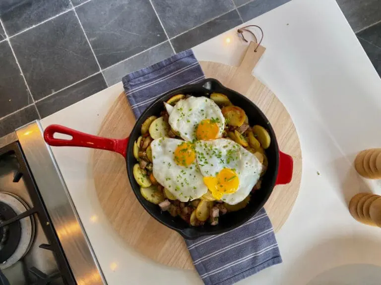 Tiroler Gröstl met spiegelei