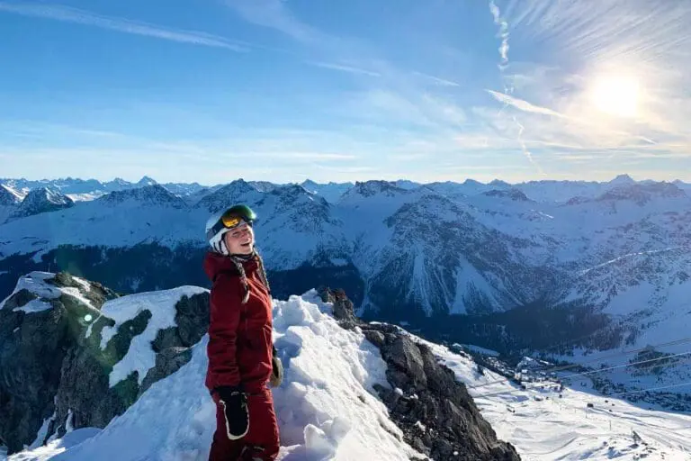 Uitzicht Weisshorn Arosa wintersport vakantiepark zwitserland