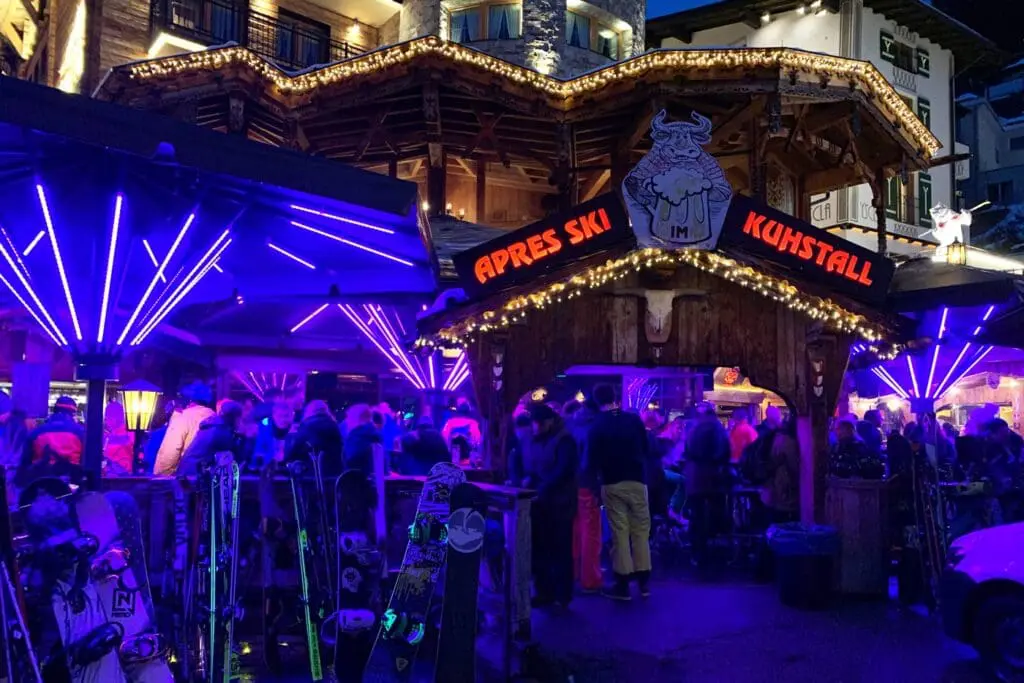 Kuhstall après-ski in Ischgl
