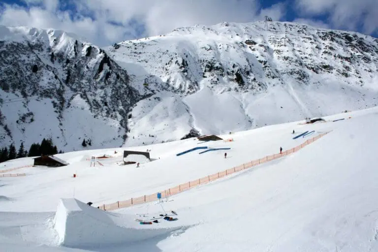 Funpark freestyle skiën