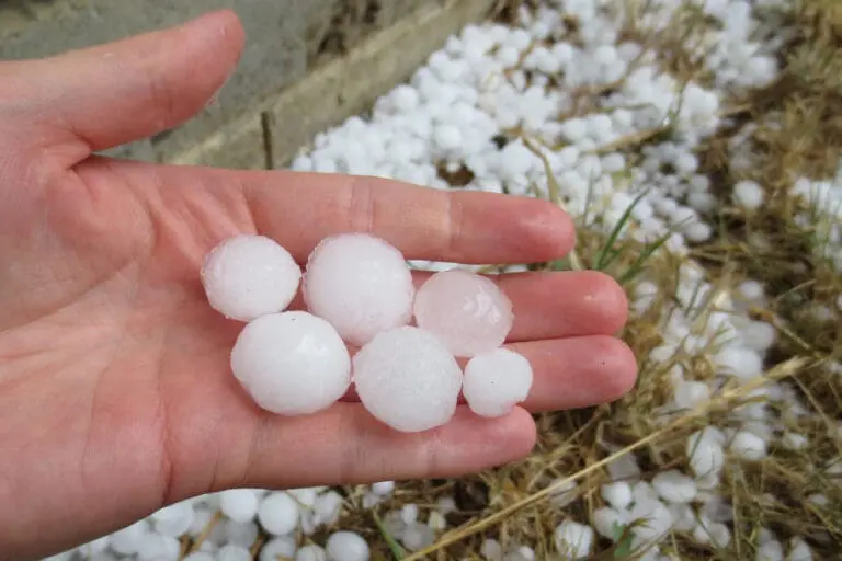 Hagelstenen noodweer alpen