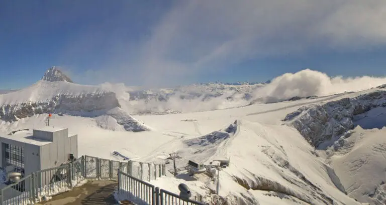 Verse sneeuw Glacier 3000