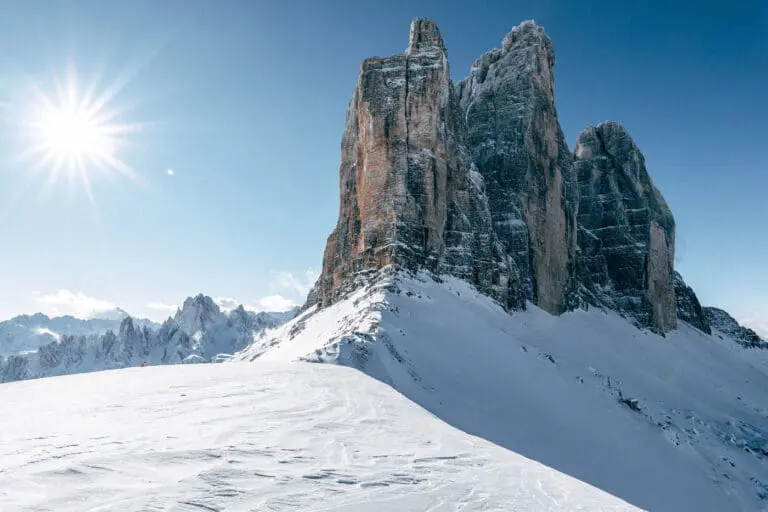 Wintersport 3 Zinnen Dolomites skigebied