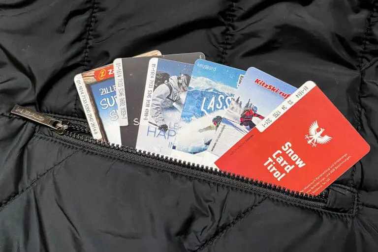 verschillende skipassen en skipasprijzen