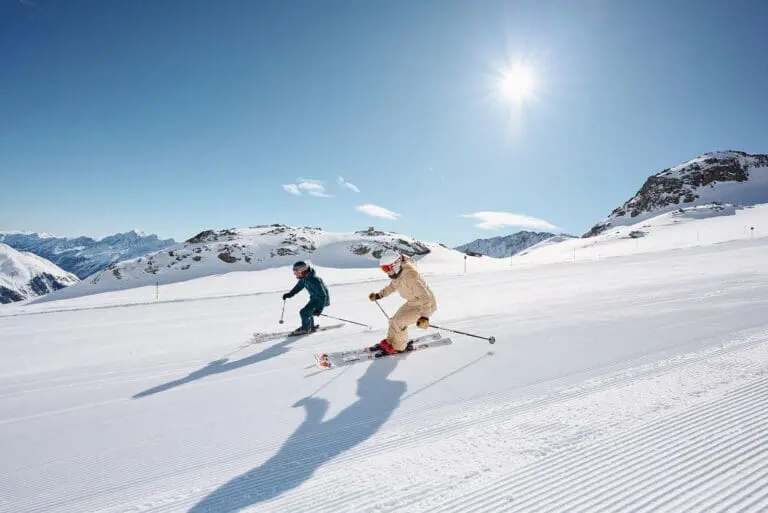 Skiën op de Stubaier Gletscher