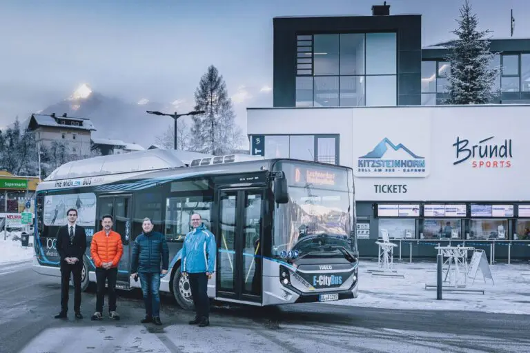 Elektronische skibus Kaprun