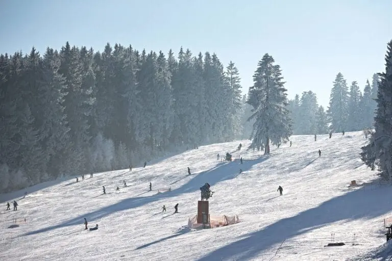 Skipistes van Lipno