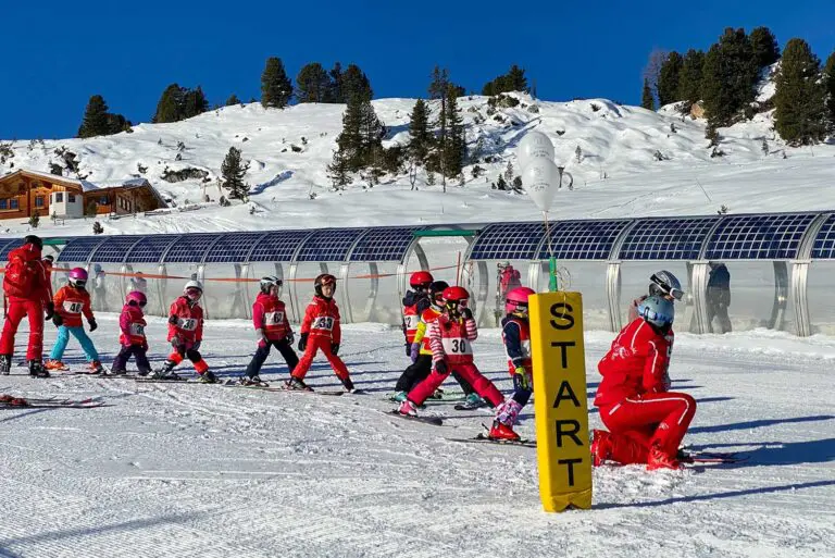 werken in een skigebied