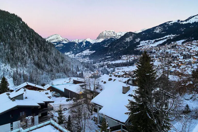 Ochtend met prachtig uitzicht in Châtel