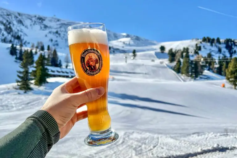 Witbier sneeuw piste