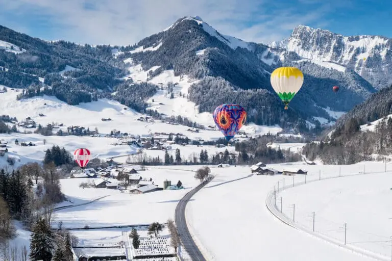 Wintersport in Pays-d'Enhaut in Zwitserland