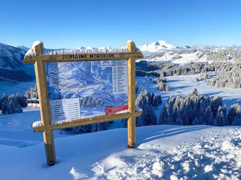 Langlauf gebied loipes Avoriaz