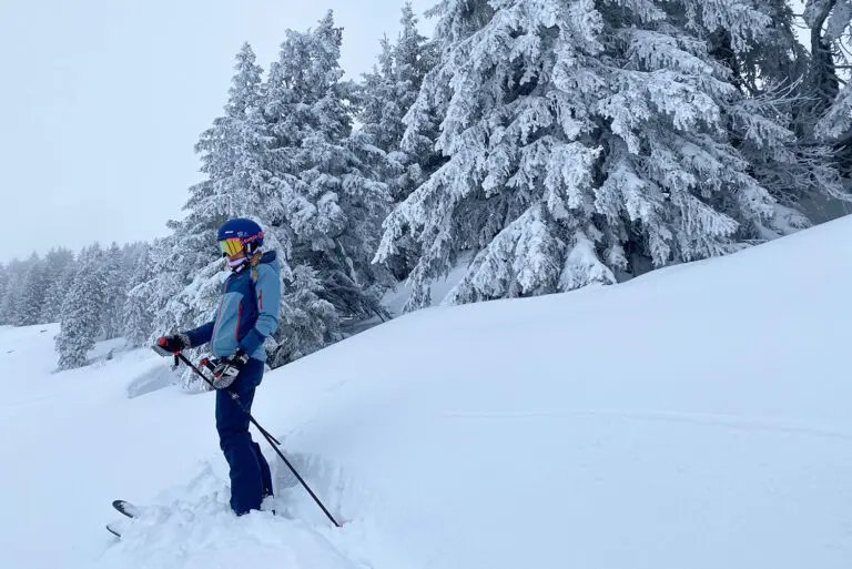verse sneeuw les portes du soleil