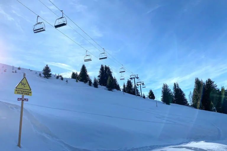 Stoeltjeslift in Frankrijk