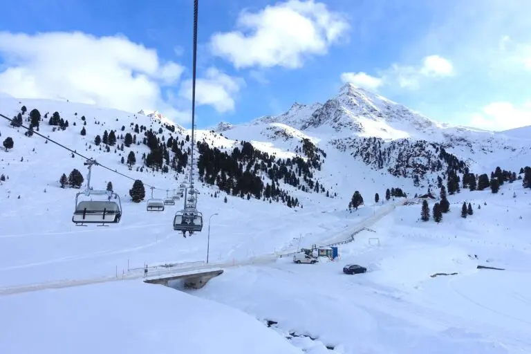 Skigebied Kühtai in het Ötztal
