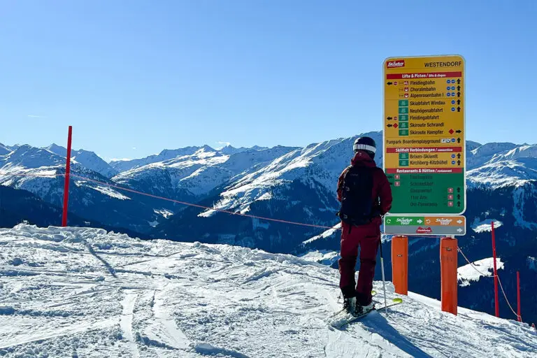 Pistebord in SkiWelt Wilder Kaiser - Brixental