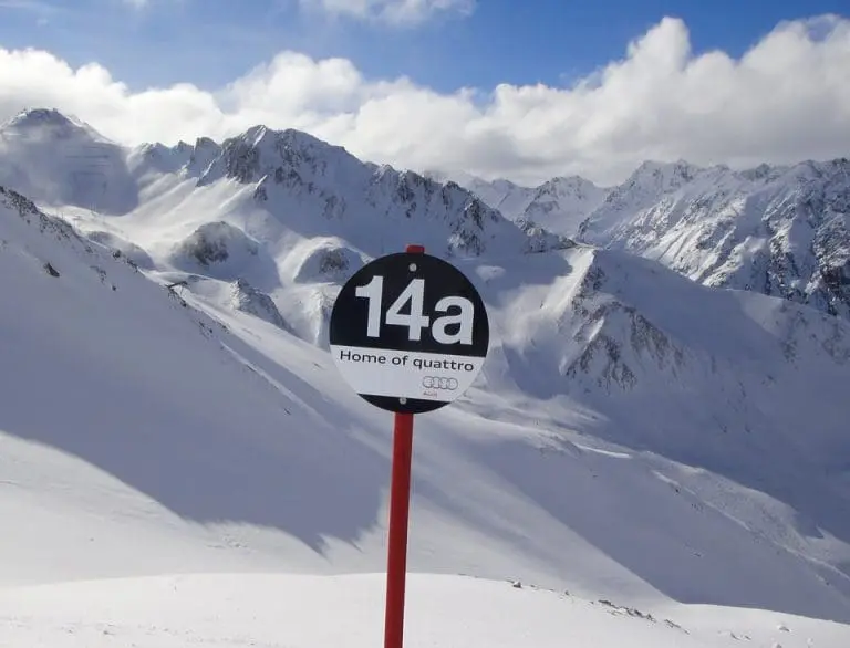 zwarte piste