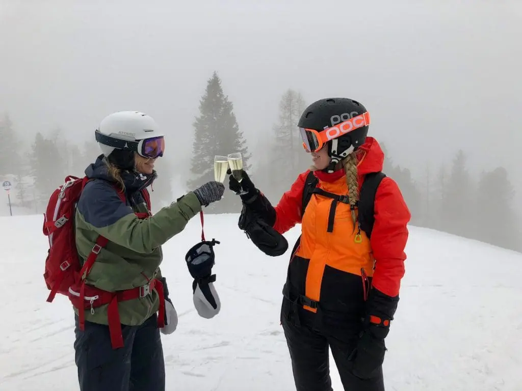 Prosecco op de piste in Turracher Höhe