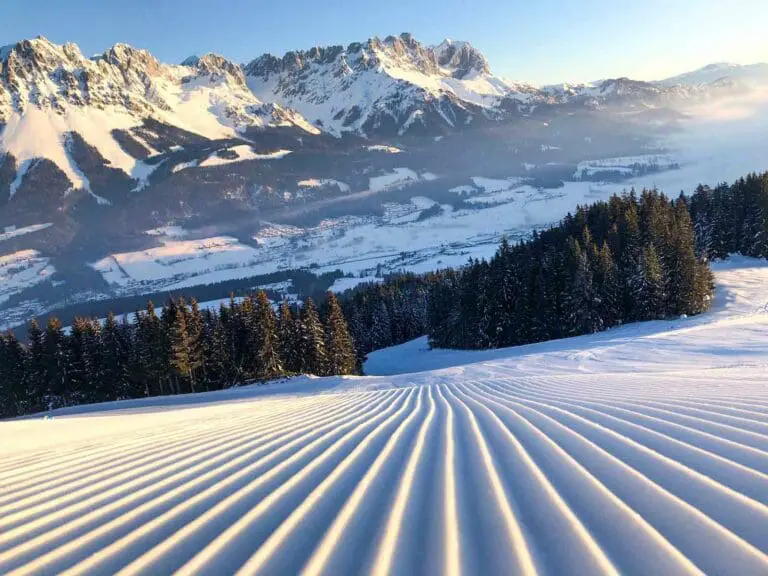 Piste met ribbels in SkiWelt Wilder Kaiser - Brixental (Kitzbüheler Alpen in Tirol)
