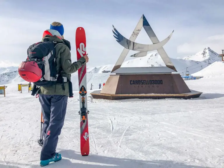 Een freeride ski