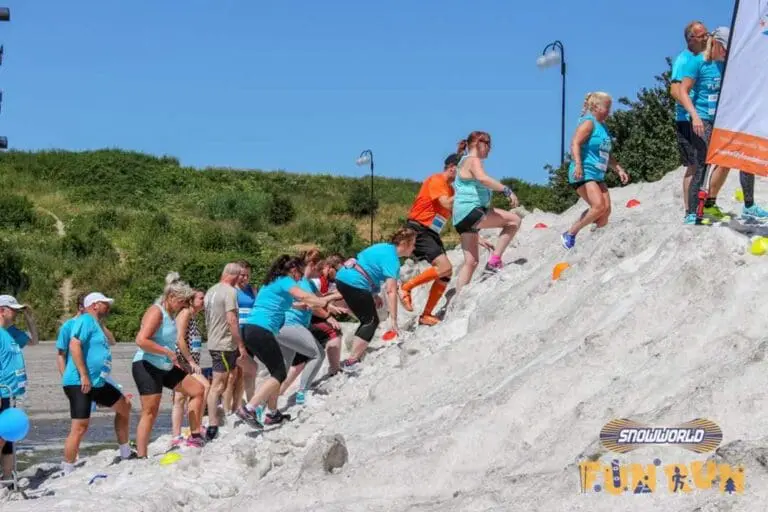 SnowWorld Fun Run wedstrijd