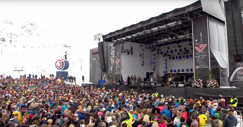Top of the mountain Concert tijdens Spring Blanc in Ischgl