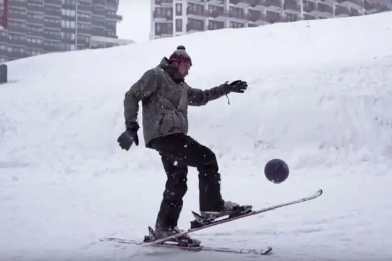 hooghouden op ski's