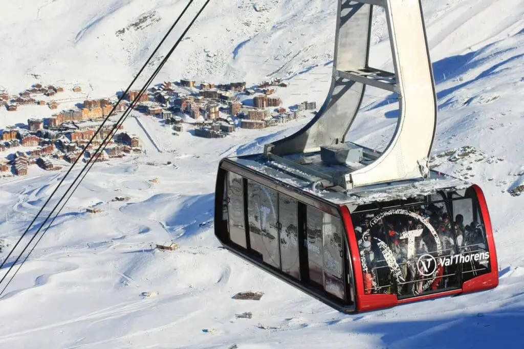 Cime Caron gondel in Val Thorens