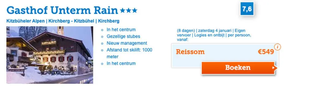Aanbieding Kirchberg