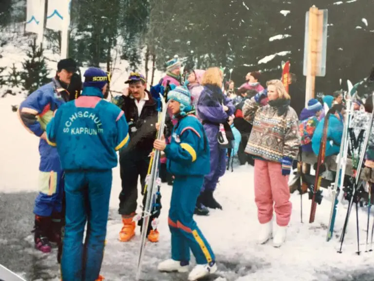 Wintersport van vroeger