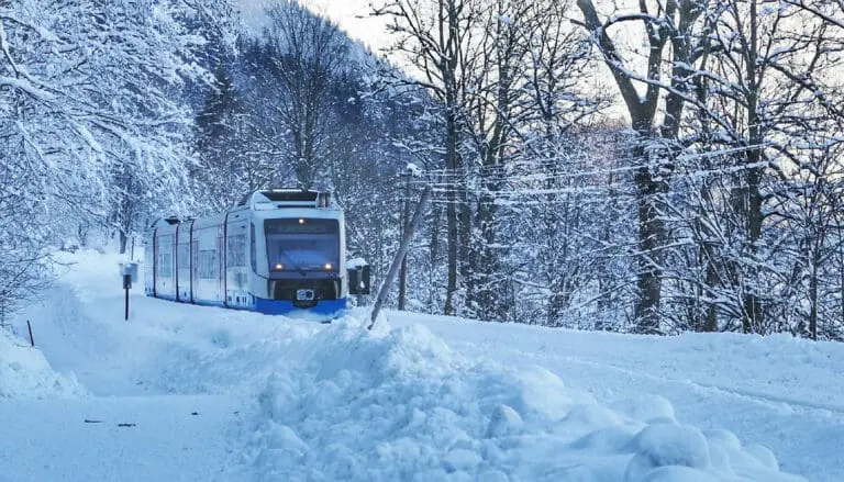 Wintersport met trein naar Oostenrijk